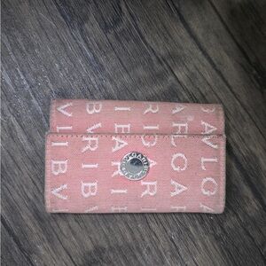 Bulgari Pink Key Case Luxurious and Chic